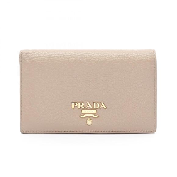 Prada GRAIN Case Leather VITELLO Beige - Picture 1 of 7